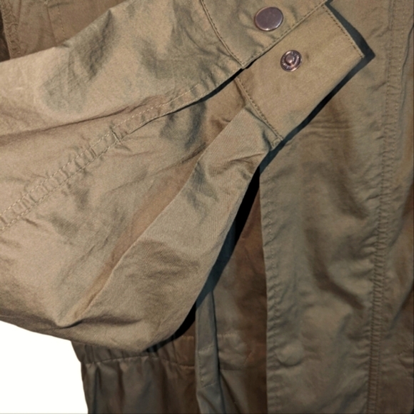 ATM Hooded Utility Military Green Jacket... Size.. Small - Picture 7 of 8